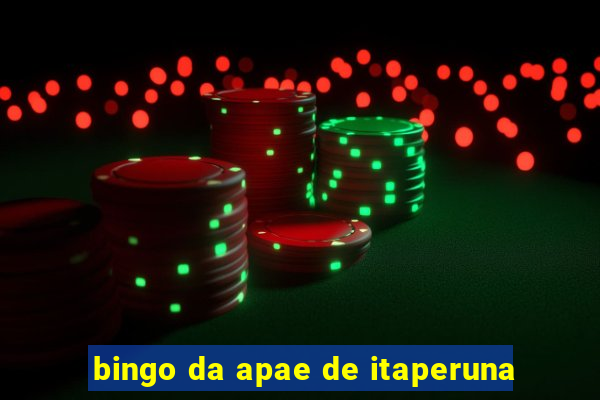 bingo da apae de itaperuna